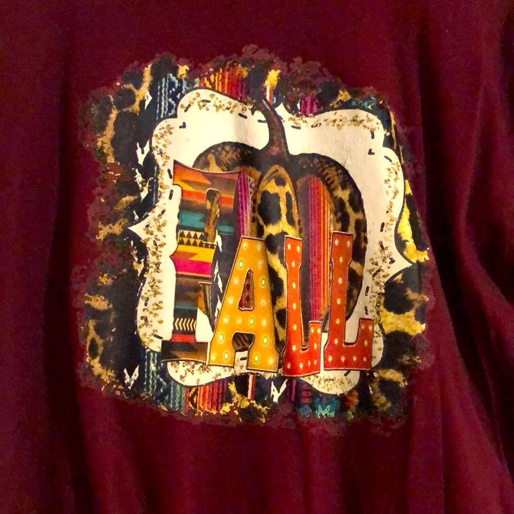 Fall leopard TShirt